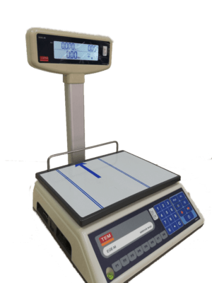 Cantar Comercial Tem EGE LCD Cu Brat 15/30Kg