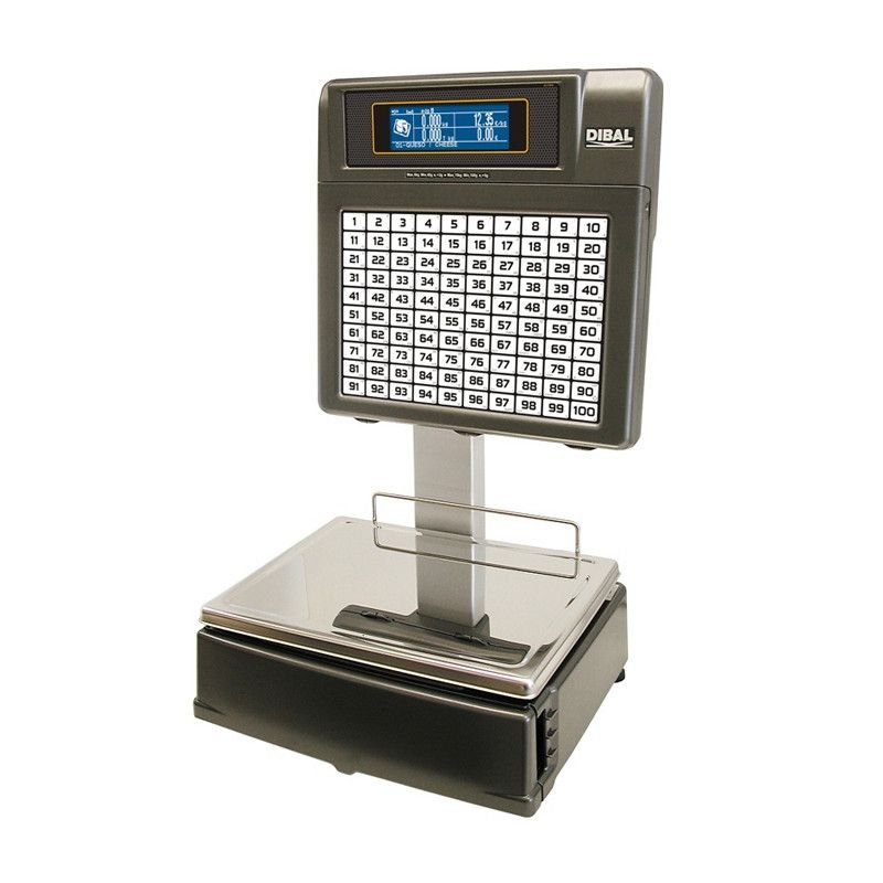 Cantar comercial cu eticheta Dibal MISTRAL 525 Autoservire