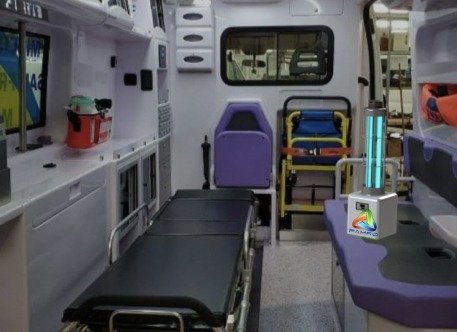 Robot portabil dezinfectie coronavirus cu raze uv si ozon - imagine 3