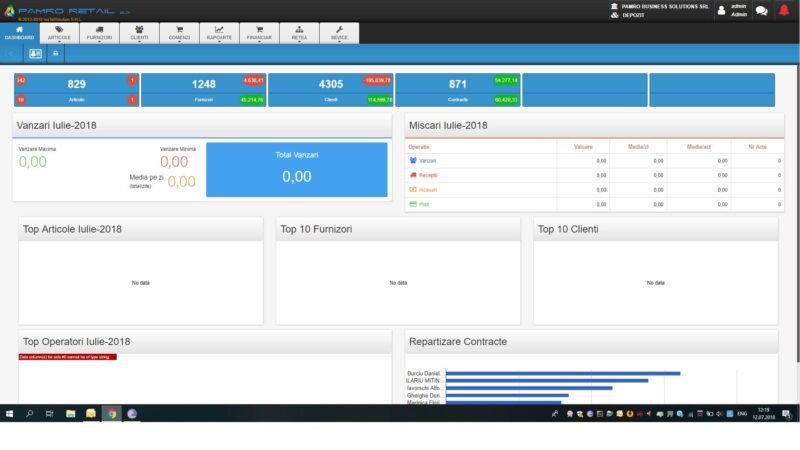 Soft gestiune service case de marcat