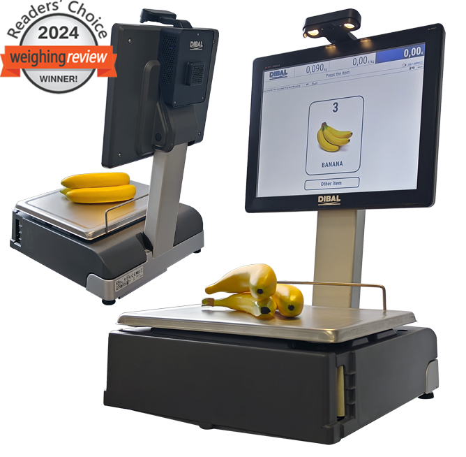 Cantar PC cu recunoastere produs si inteligenta artificiala DIBAL CS-2200