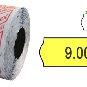 Etichete de pret 26x12 mm 1400 et set 6 role colorate