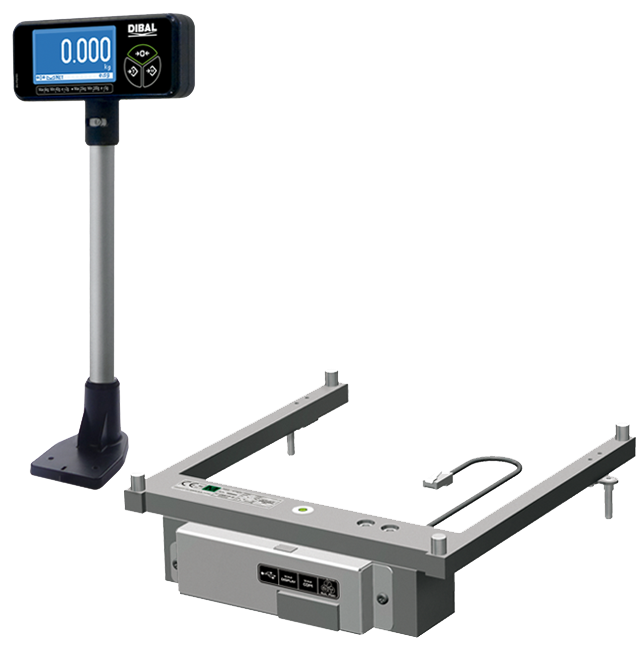 KIT CANTARIRE DIBAL KS 400 M 2 DISPLAYS - imagine 2